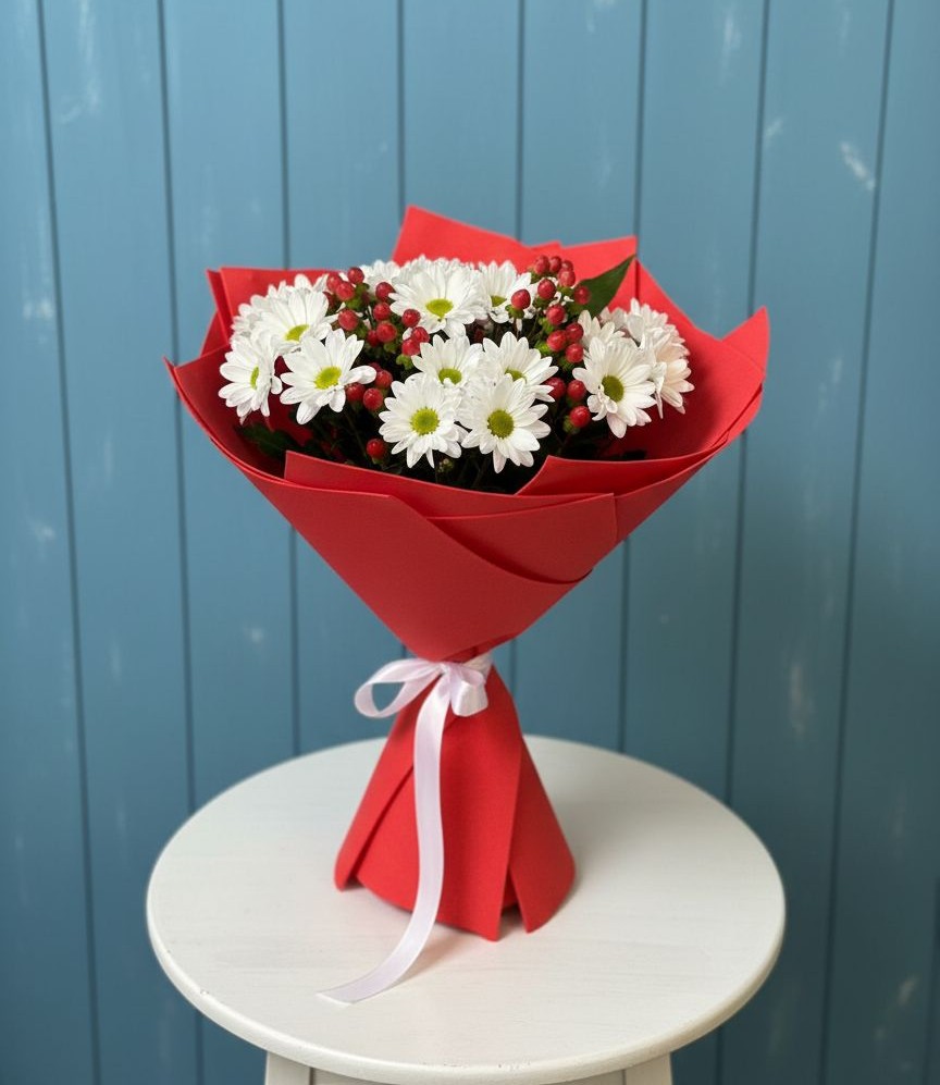 Букет цветов из: Хризантемы в Суходоле