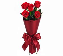 Букет 5 Красных роз Эдлесс Лав в Суходоле