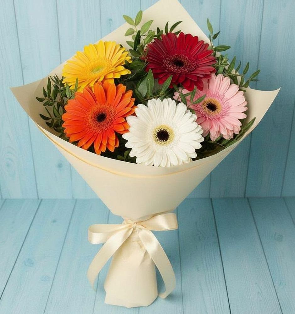 Букет цветов из: Герберы в Суходоле