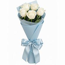 Букет 5 Белых роз Проуд #REPLACE_PRED# Суходоле
