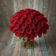 Букет 55 Красных роз Фридом #REPLACE_PRED# Суходоле
