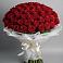 Букет 101 Красная роза Блэк Мэджик в Суходоле