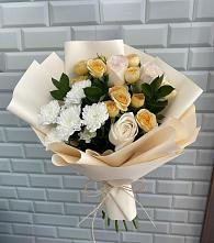 Букет цветов из:  Розы и Хризантемы в Суходоле