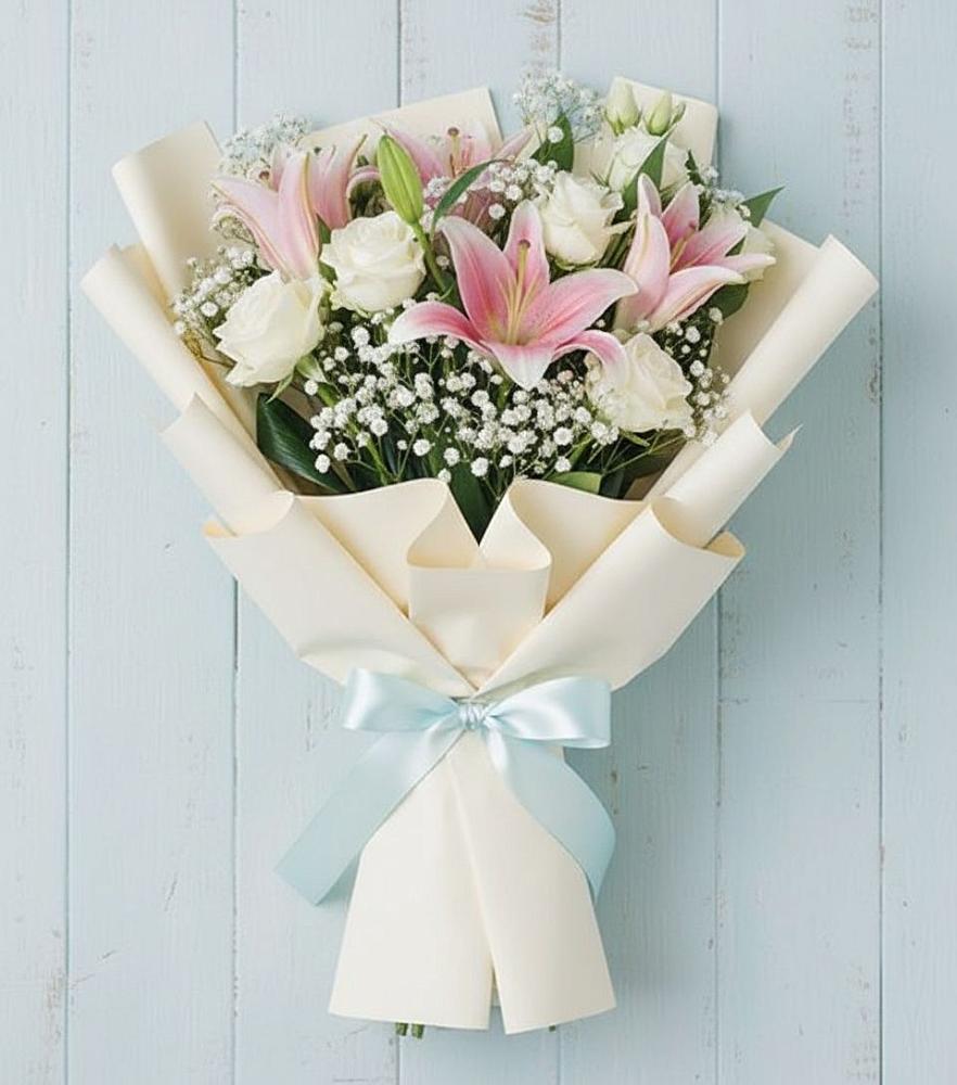 Букет цветов из: Лилии в Суходоле