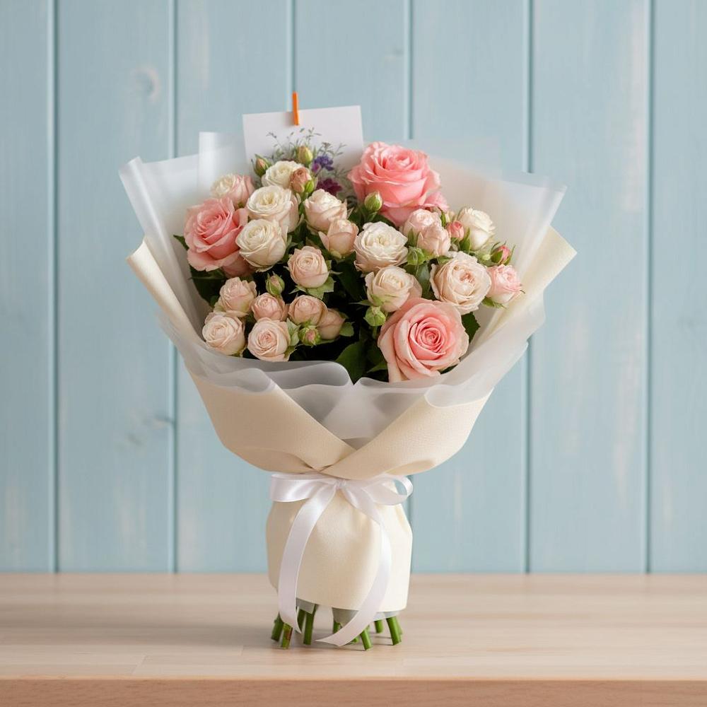 Букет цветов из: Розы в Суходоле