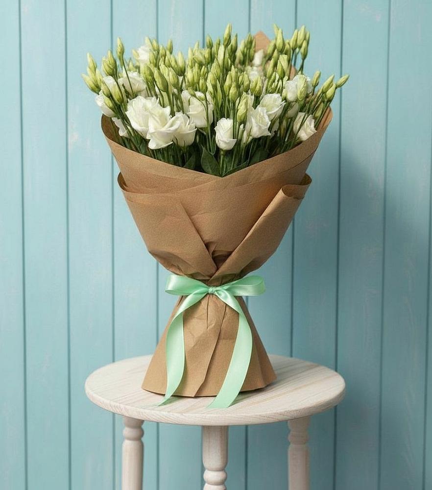 Букет цветов из: Лизиантусы в Суходоле