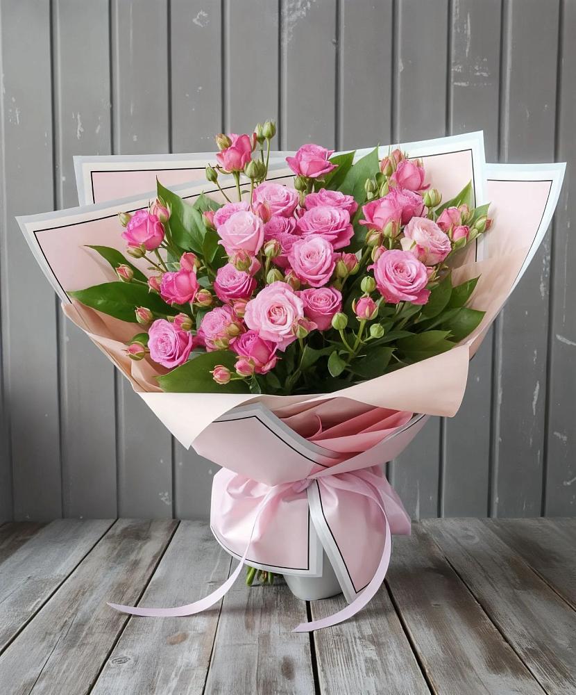 Букет Розовый кустик в Суходоле