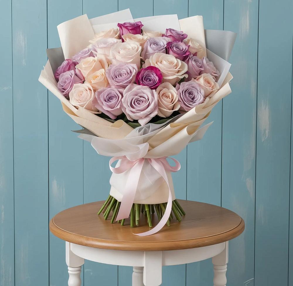 Букет цветов из: Розы в Суходоле