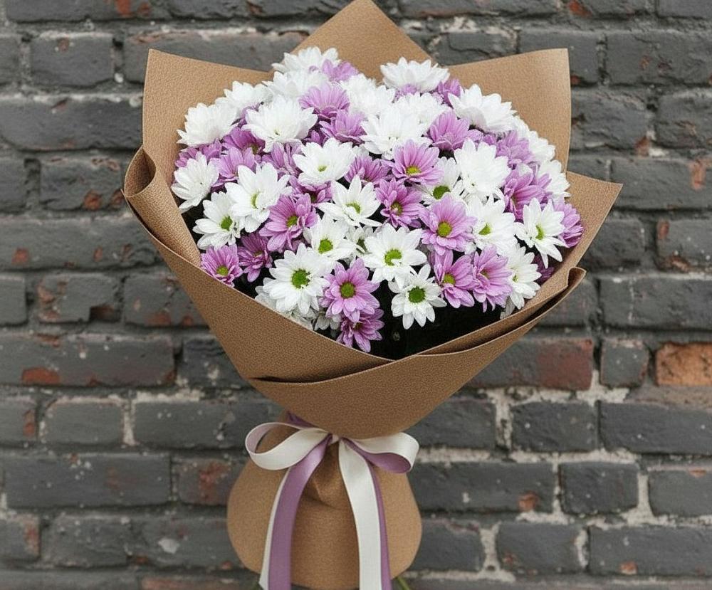 Букет цветов из: Хризантемы в Суходоле