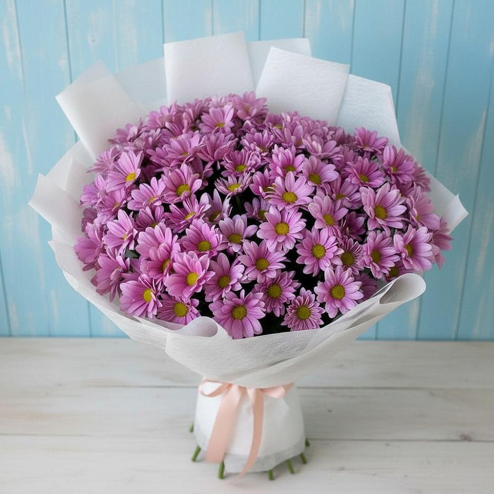 Букет цветов из: Хризантемы в Суходоле