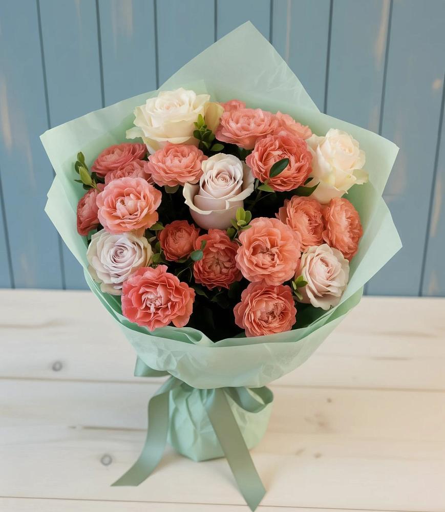 Букет цветов из: Розы в Суходоле