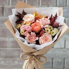 Букет цветов из:  Гвоздики, Хризантемы и Розы в Суходоле