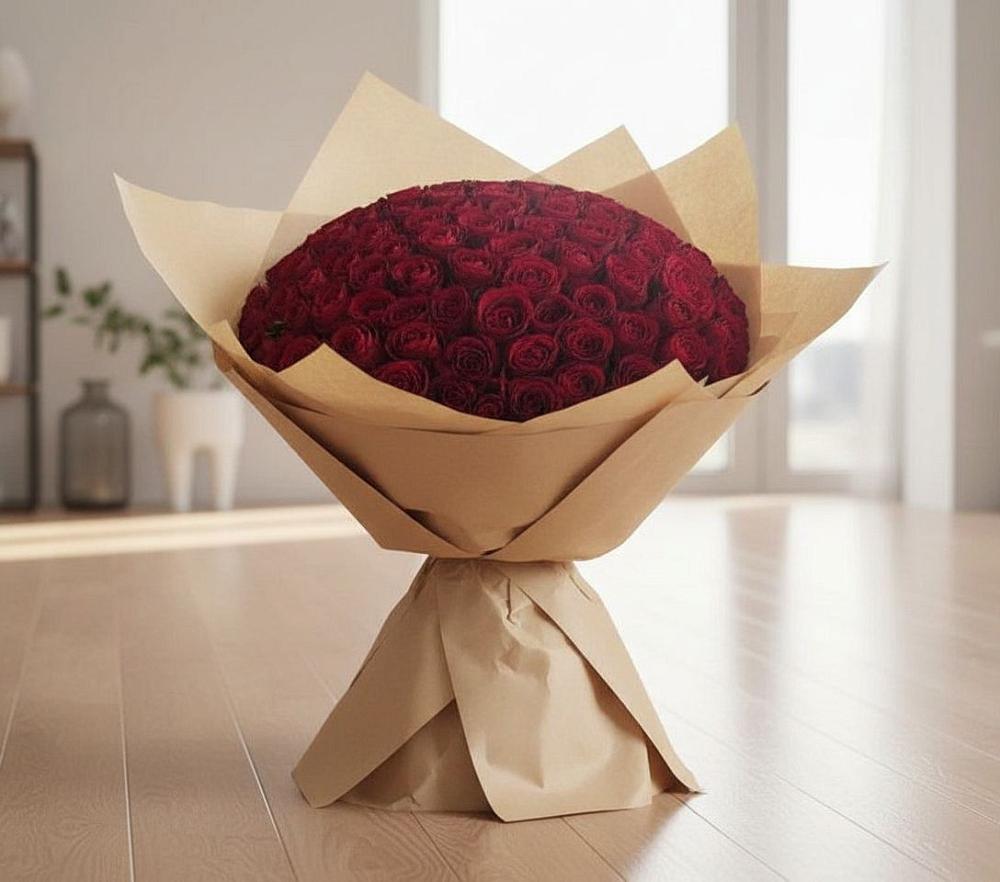 Букет 101 Красная роза в Суходоле