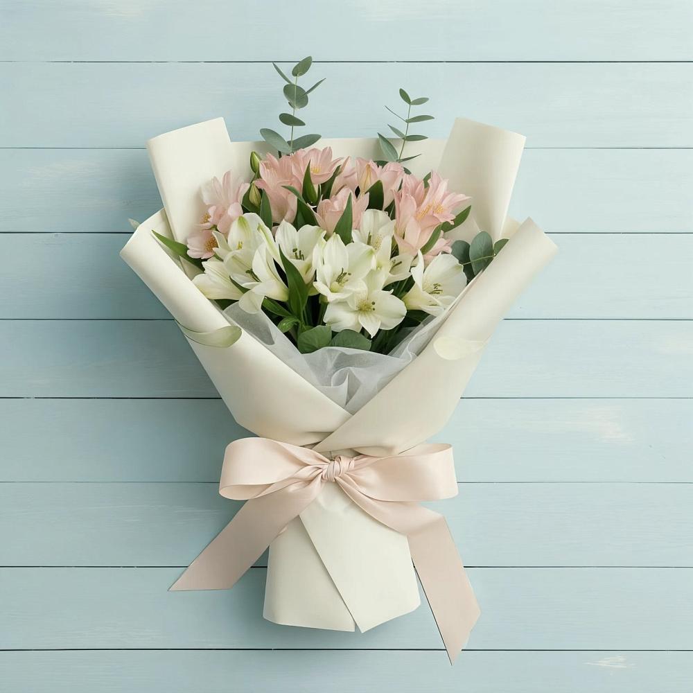 Букет цветов из: Альстромерии в Суходоле