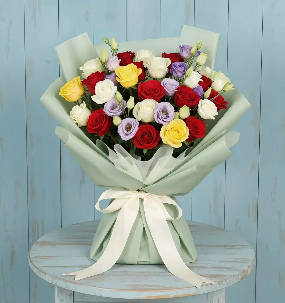 Букет цветов из: Розы в Суходоле